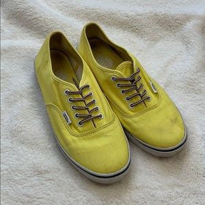 Vans Yellow Canvas Sneaker 8